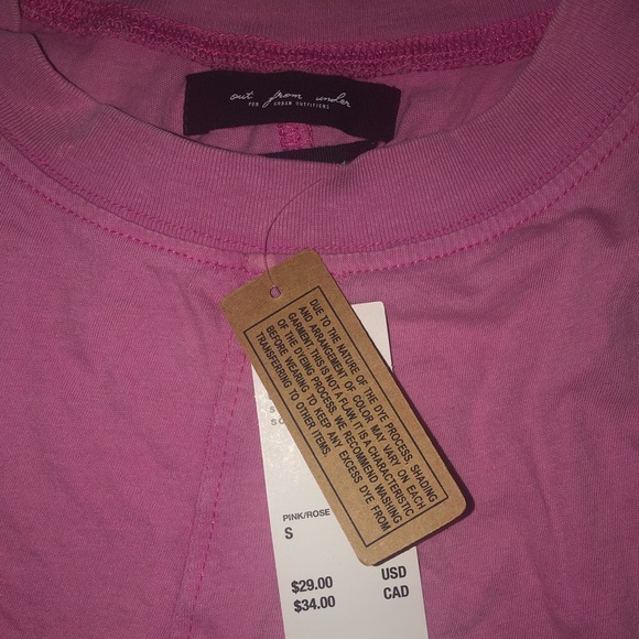 Pink ruched T-Shirt! Urban outfitters - Picture 2 of 3
